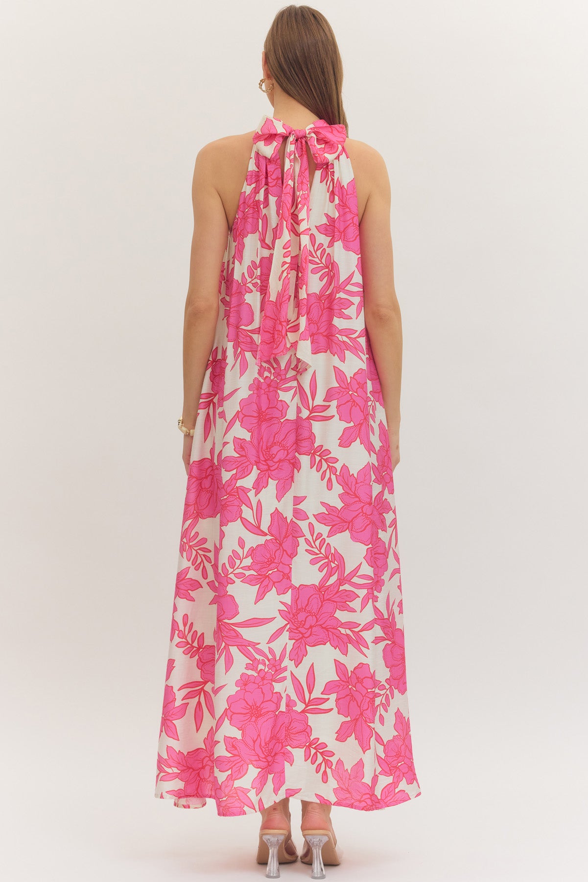 Pink Tropics Maxi Dress