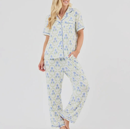 Sweetbriar Lattice Pajama Set