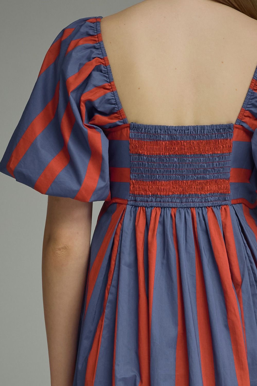 Autumn Stripes Midi Dress