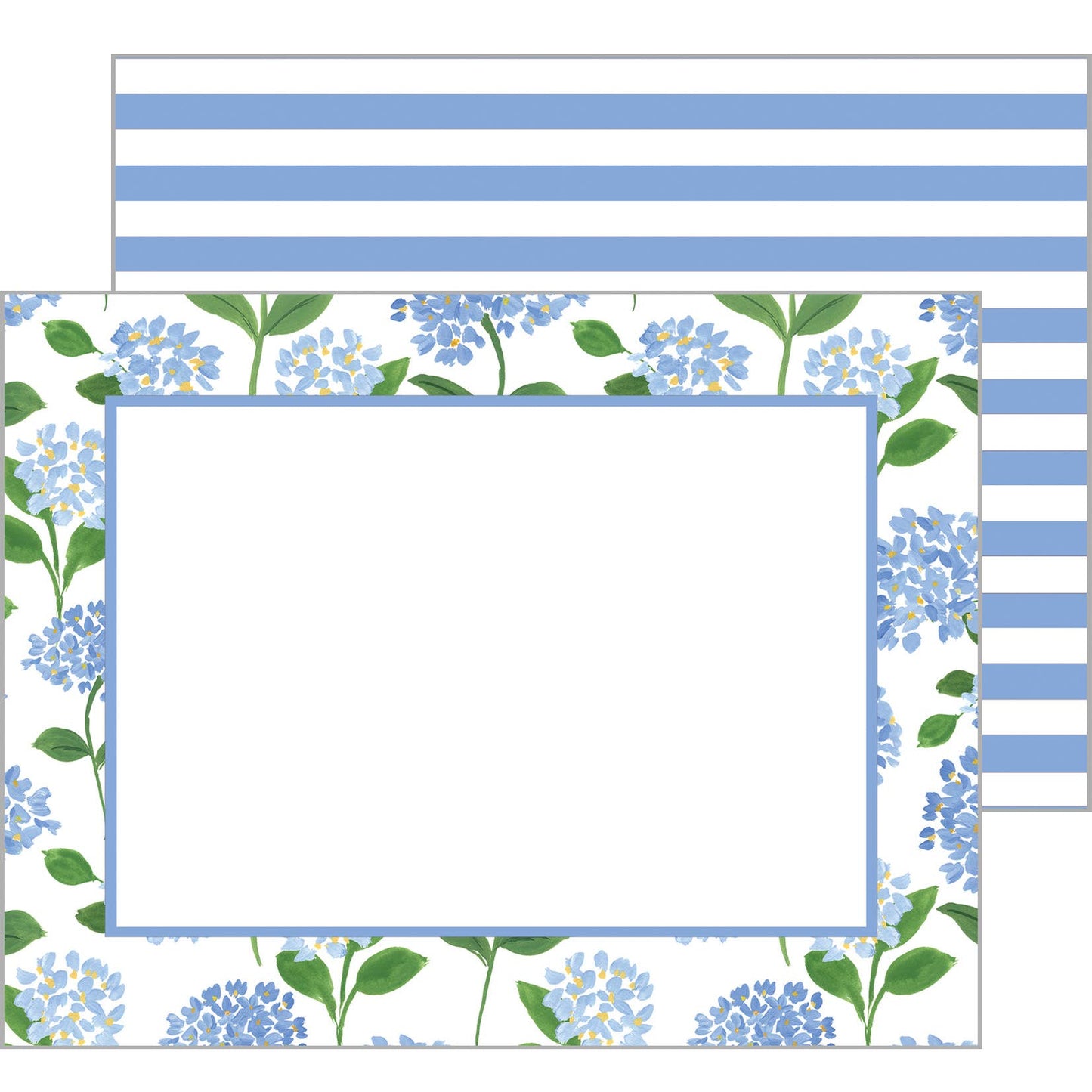 Blue Hydrangeas Flat Notecards