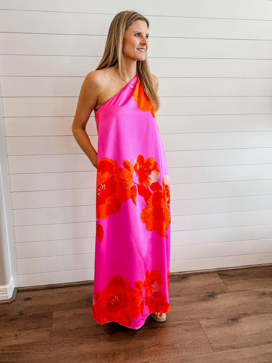 Tropical Sunset Maxi Dress