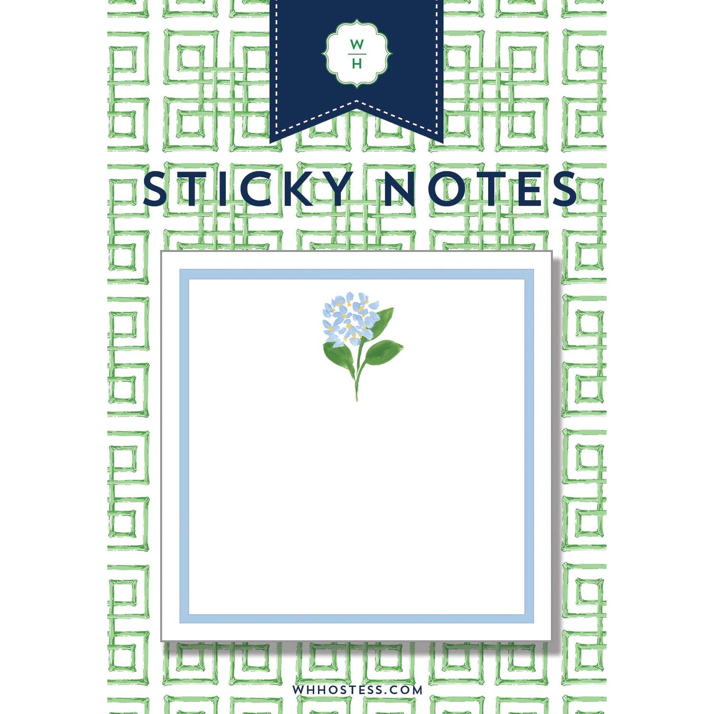 Hydrangea Bloom Single Sticky Notes