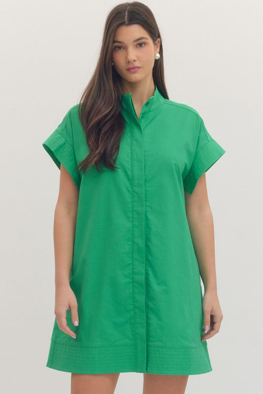 Summer Lovin Mini Dress - Green