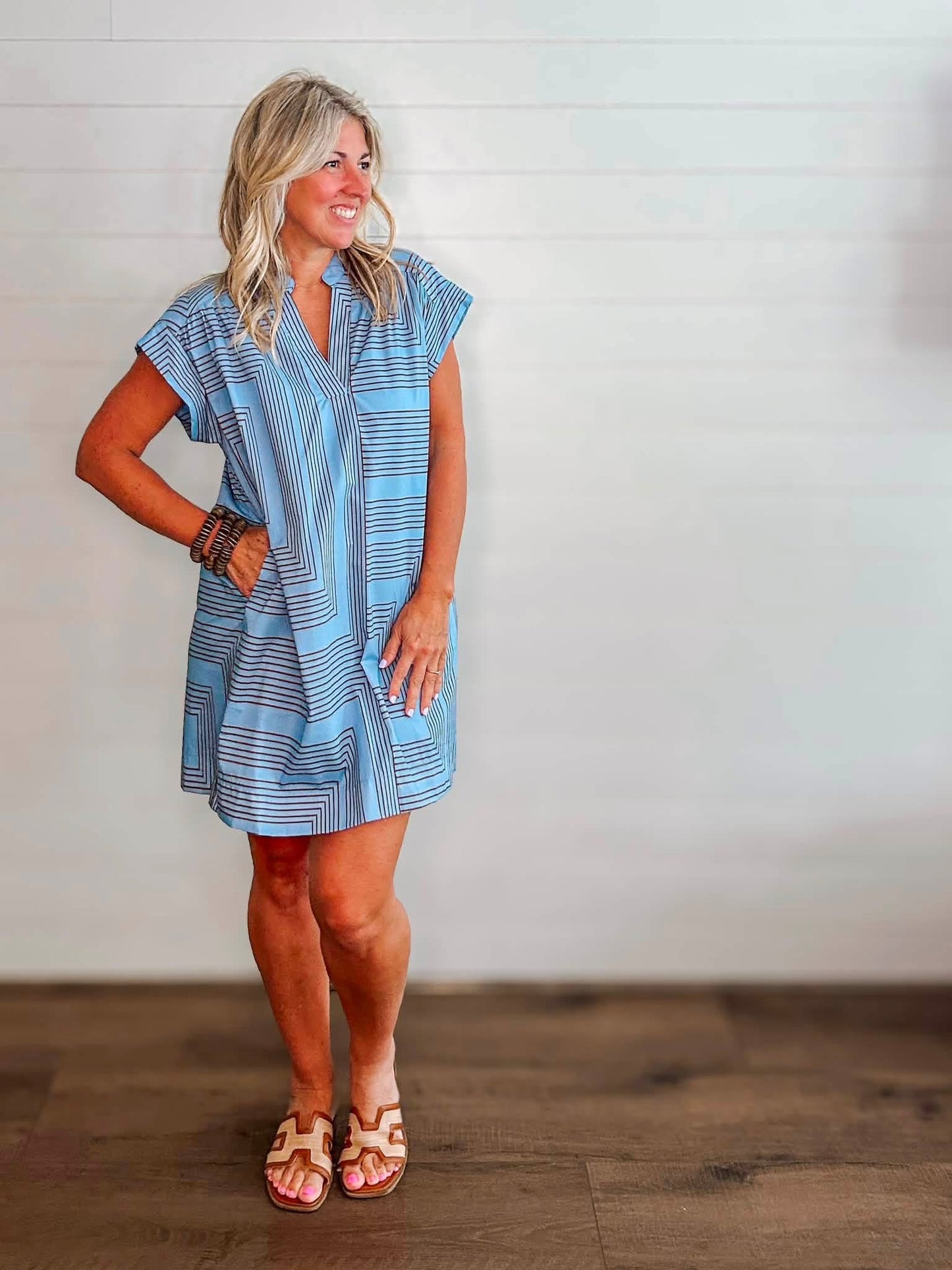 Blue Skies Mini Dress