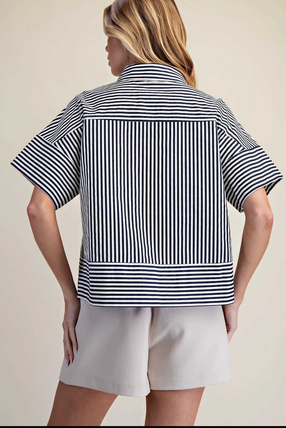 Ocean Breeze Stripe Top