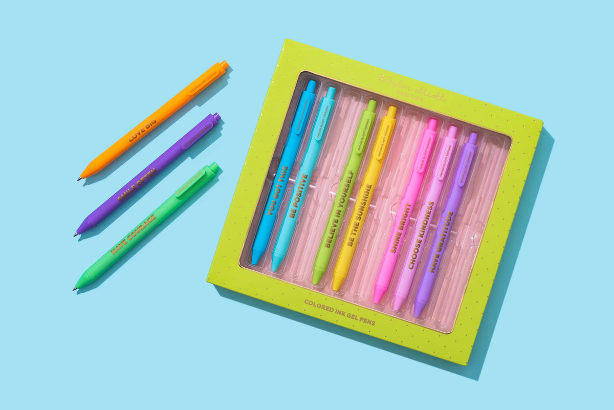 Motivational Gel Pen Set - 10