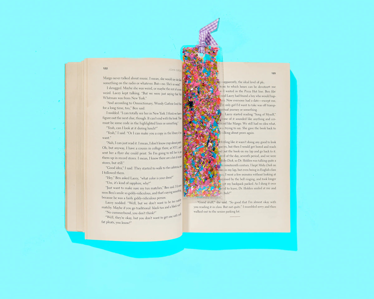 happy confetti bookmark