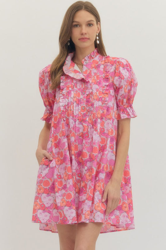Pink Floral Mini