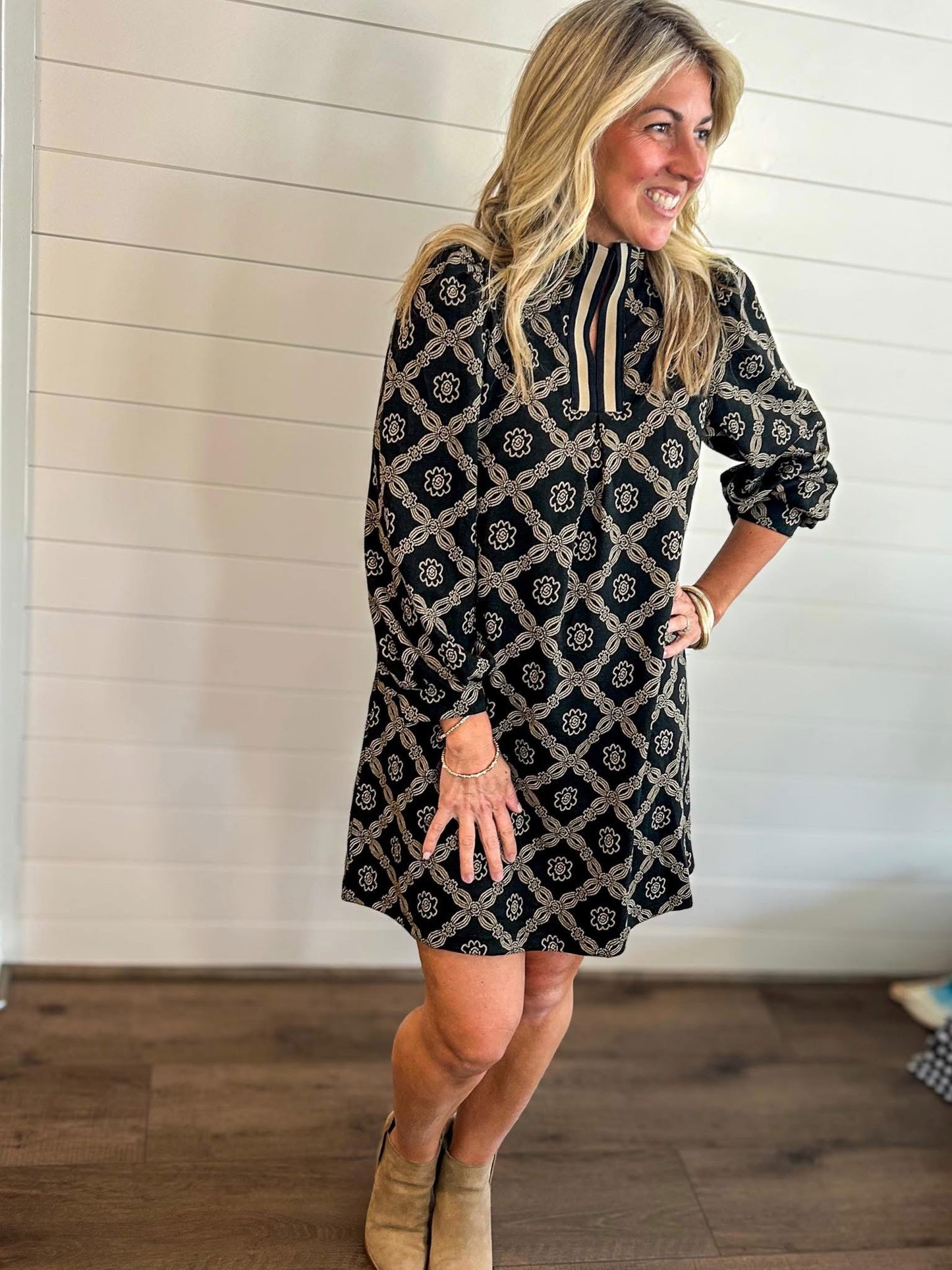 Darling Mini Dress in Black