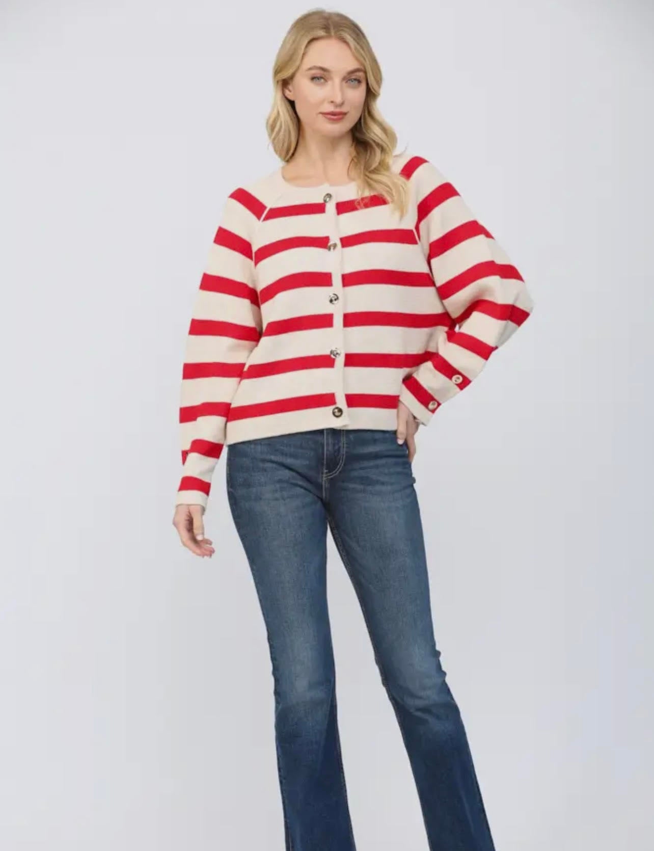Striped Cardigan