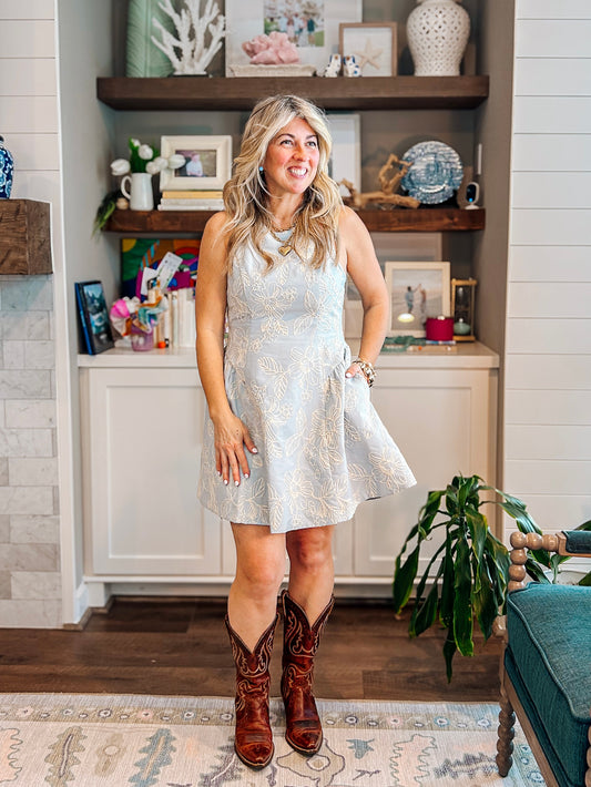 Miss Darcy Dress Light Blue