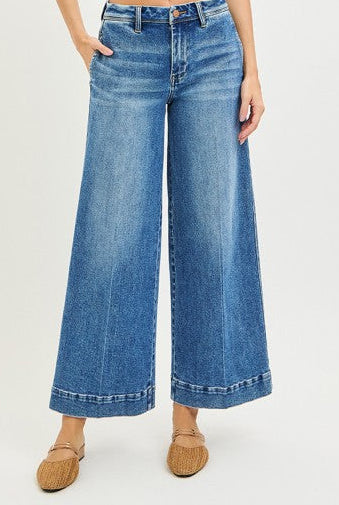 Risen - SLOUCHY ANKLE WIDE JEANS