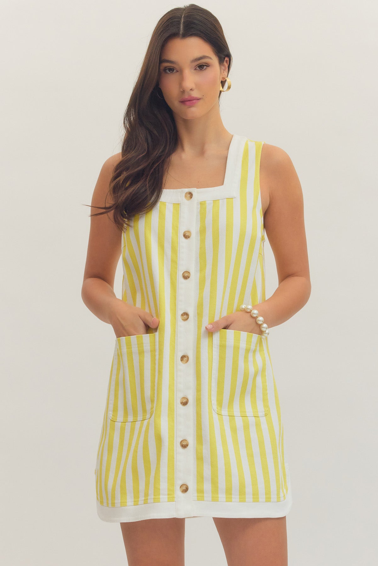Seaside Charm Yellow Dress
