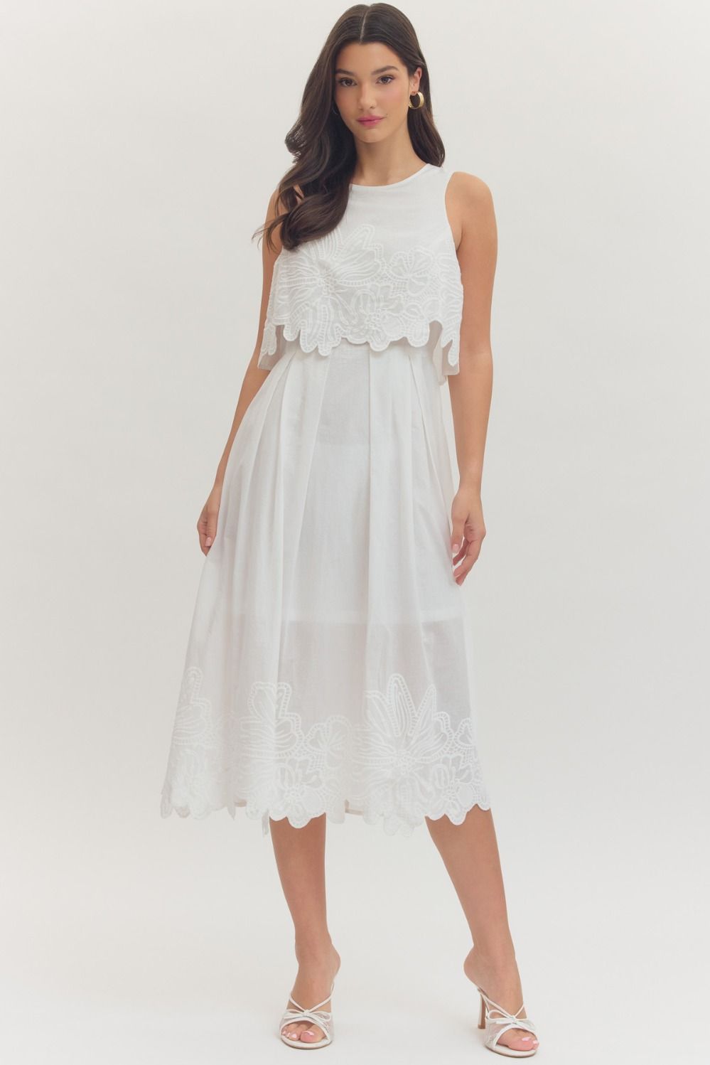 Lace and Grace Midi Dress