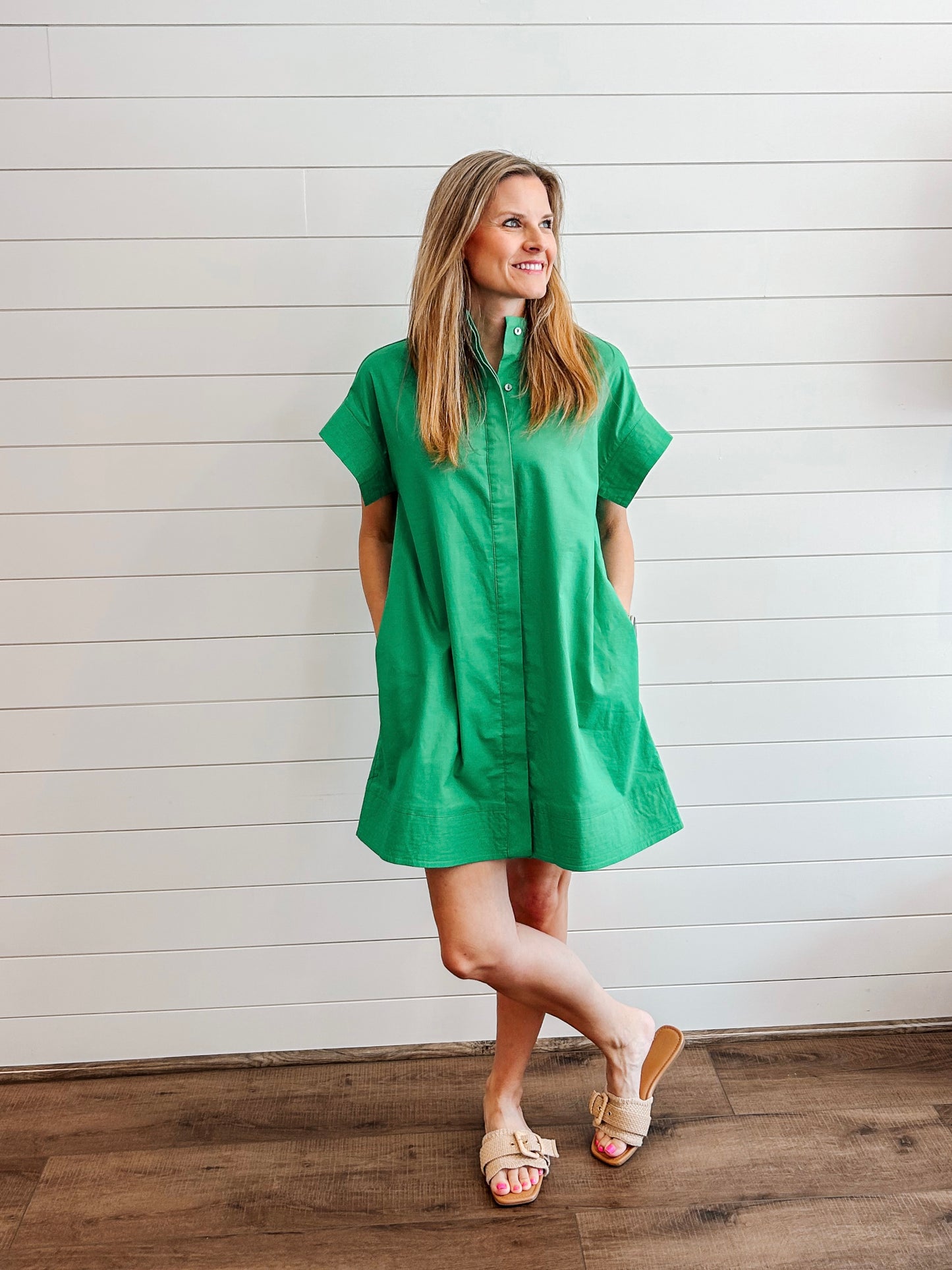 Summer Lovin Mini Dress - Green