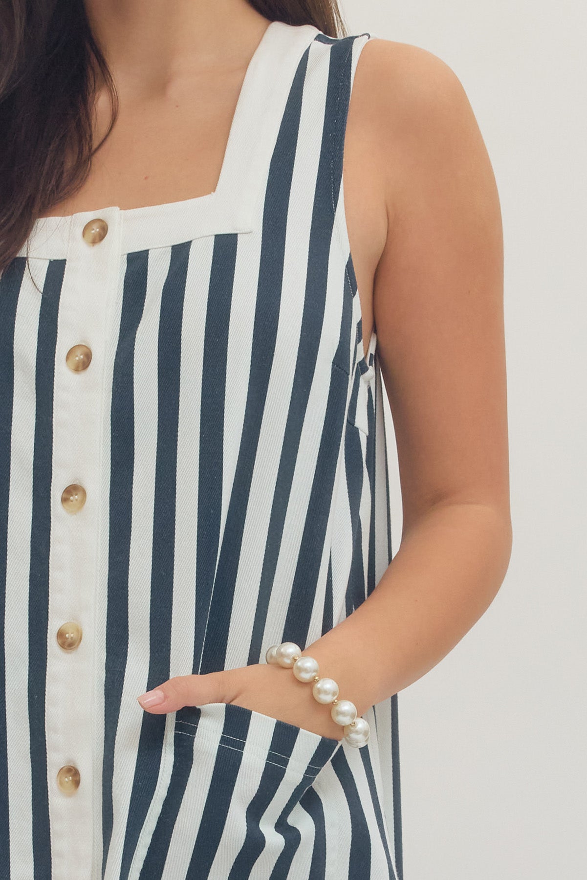 Seaside Charm Navy Dress