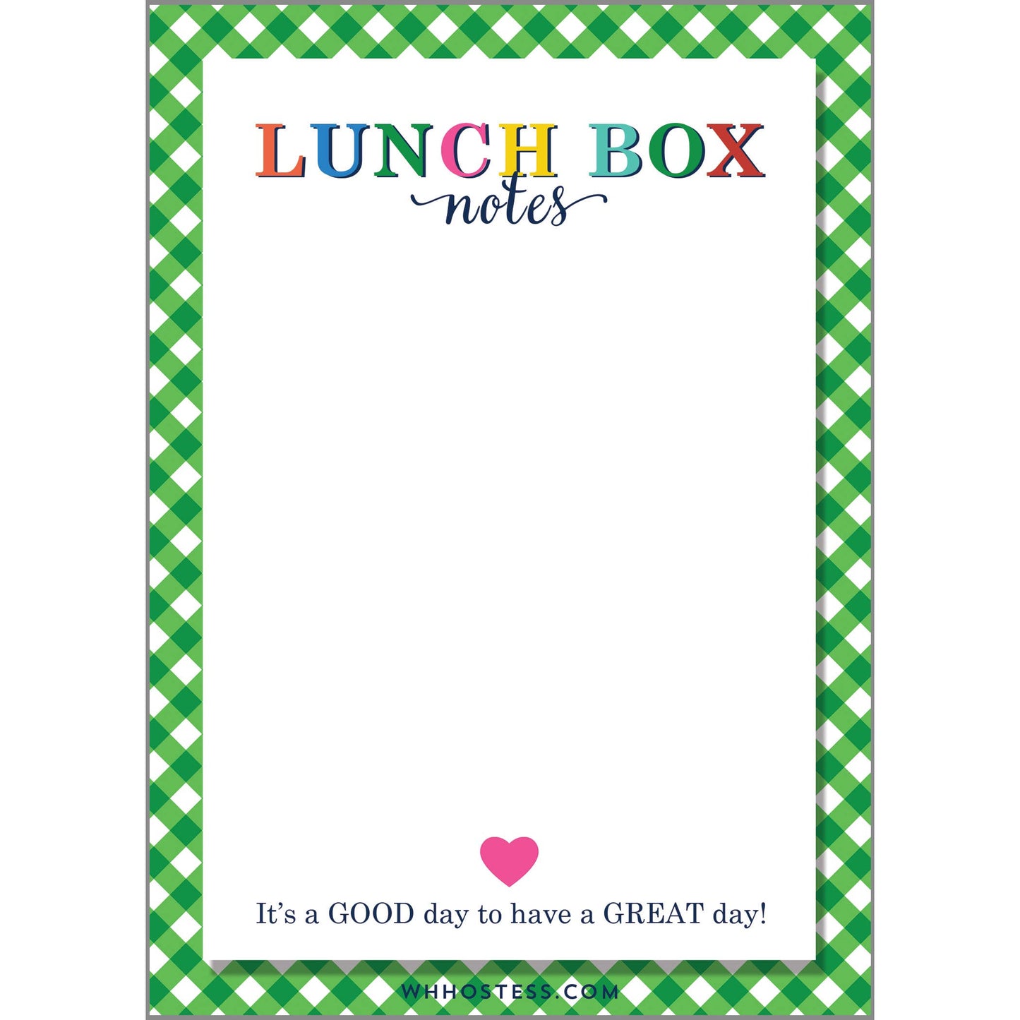 Lunch Box Sticky Notes