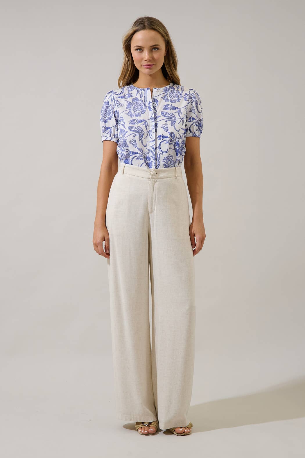 Hiller Button Down Top