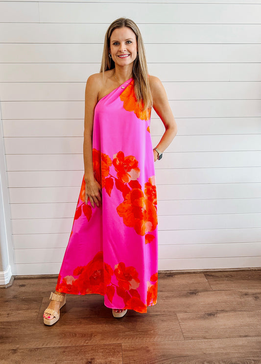 Tropical Sunset Maxi Dress
