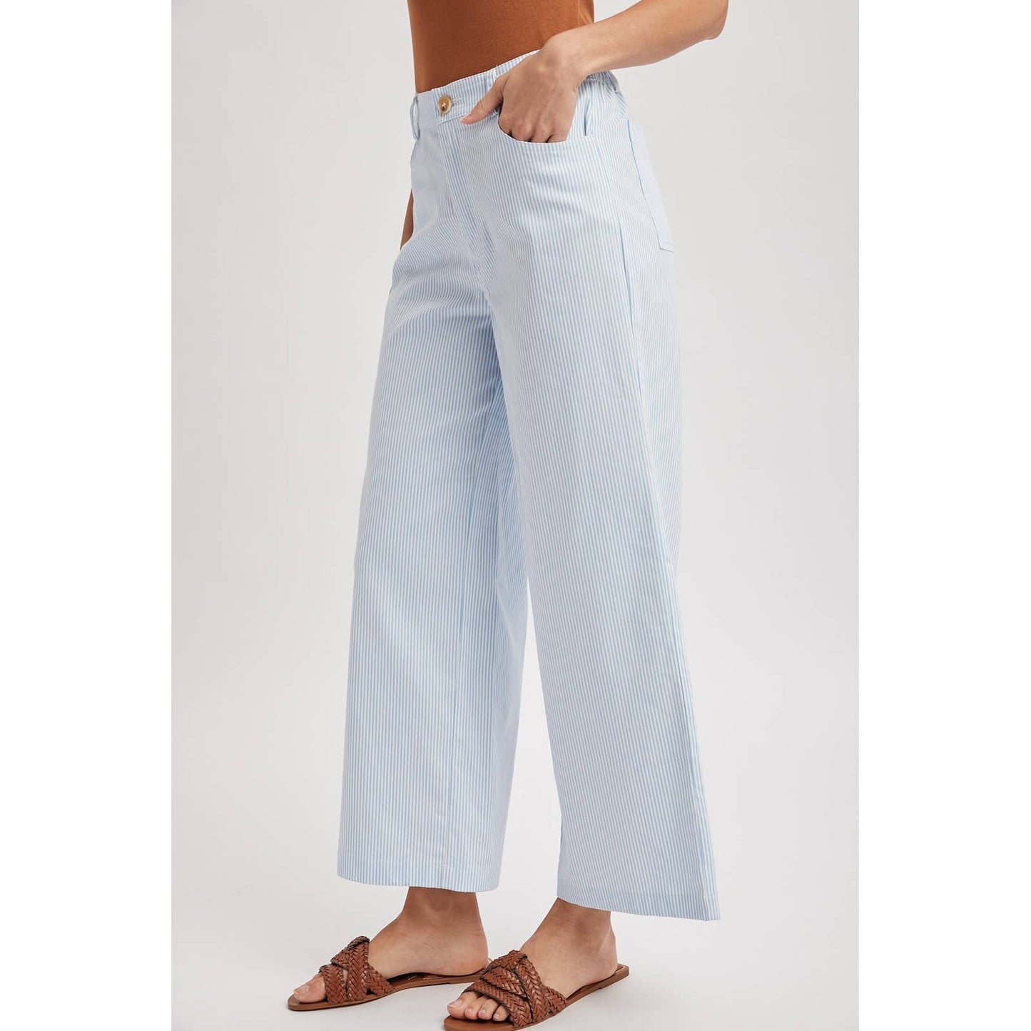 Seabreeze Stripe Wide Leg Pants