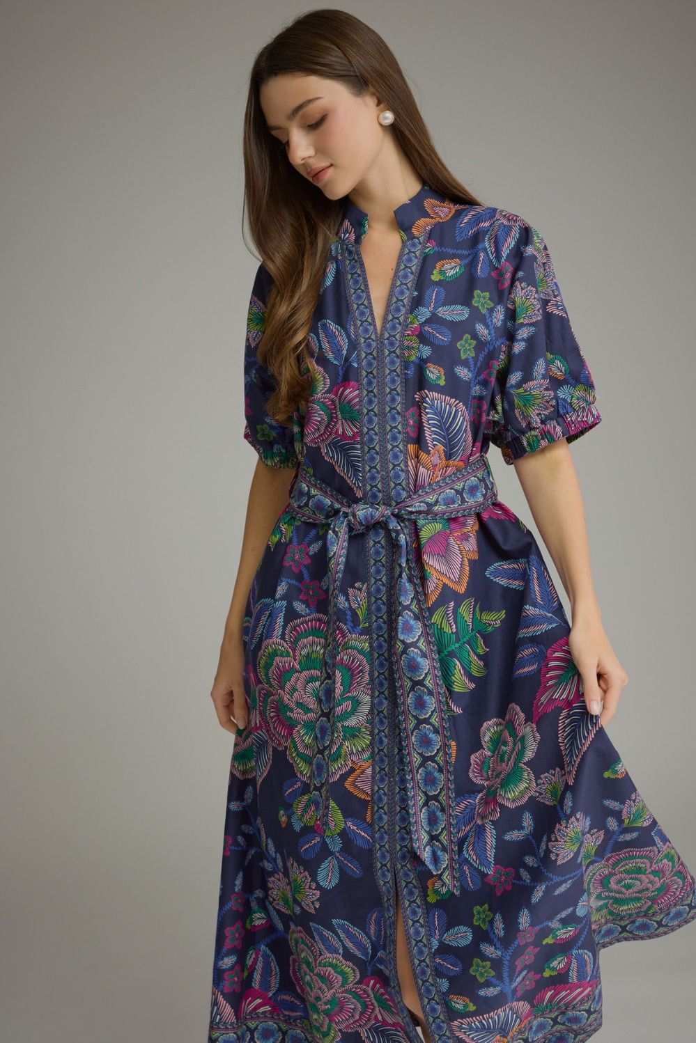 Autumn at Midnight Midi Dress