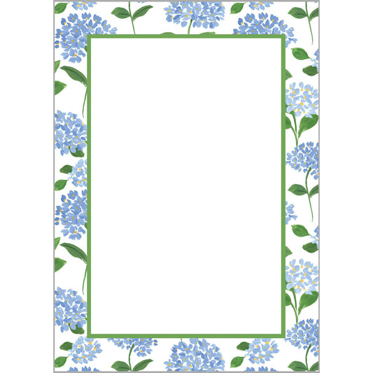 Blue Hydrangeas Notepad