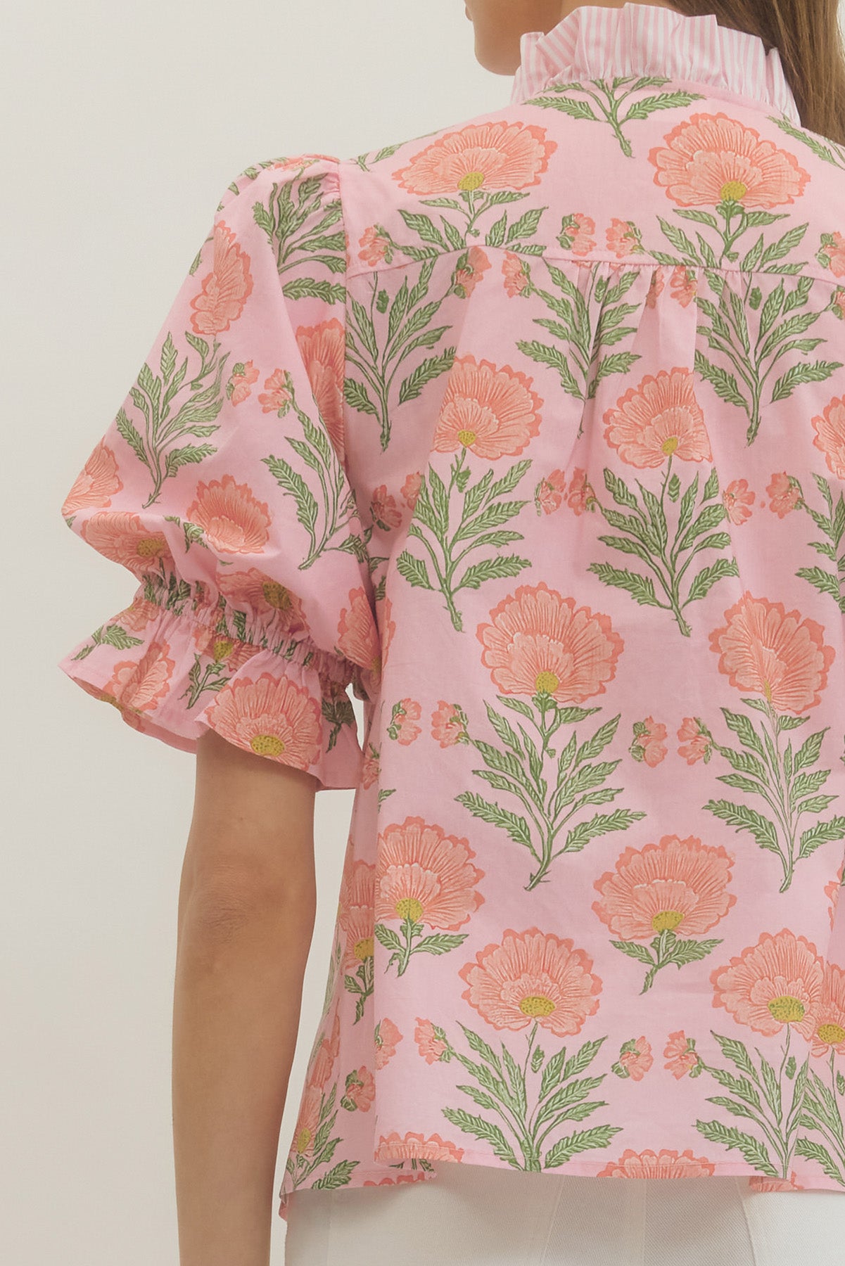 Blush Petal Ruffle Top