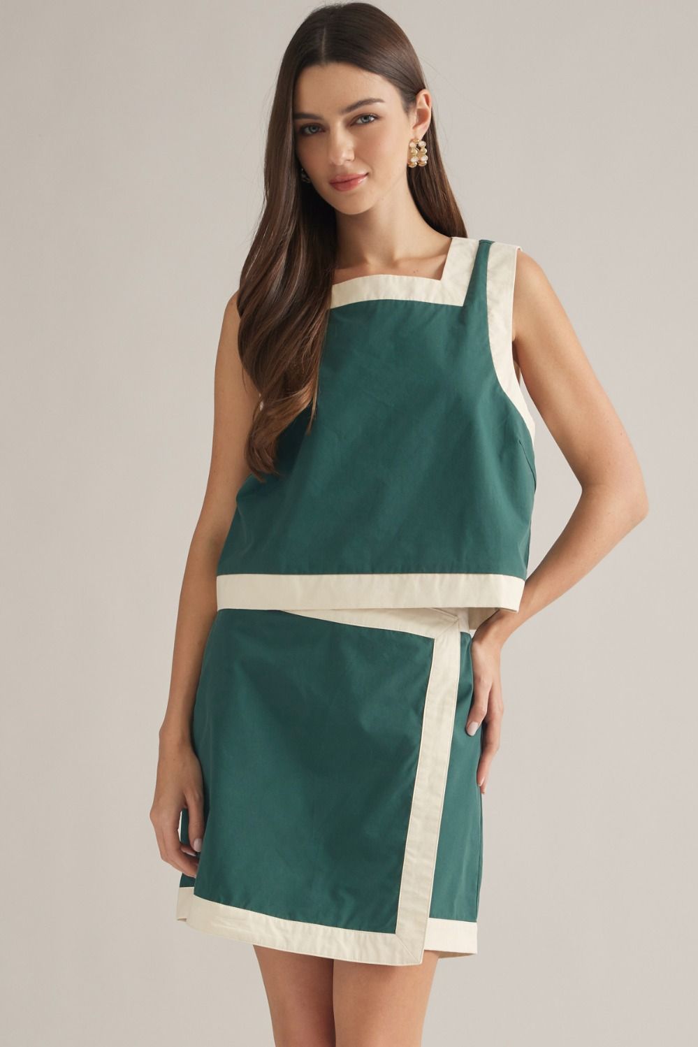 Bailey Skort Set - Hunter Green