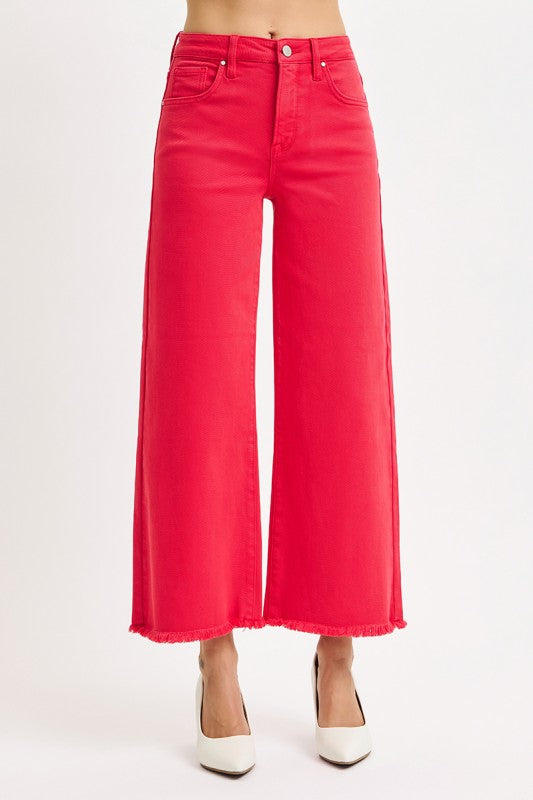Risen - Scarlet Cropped Wide Jeans