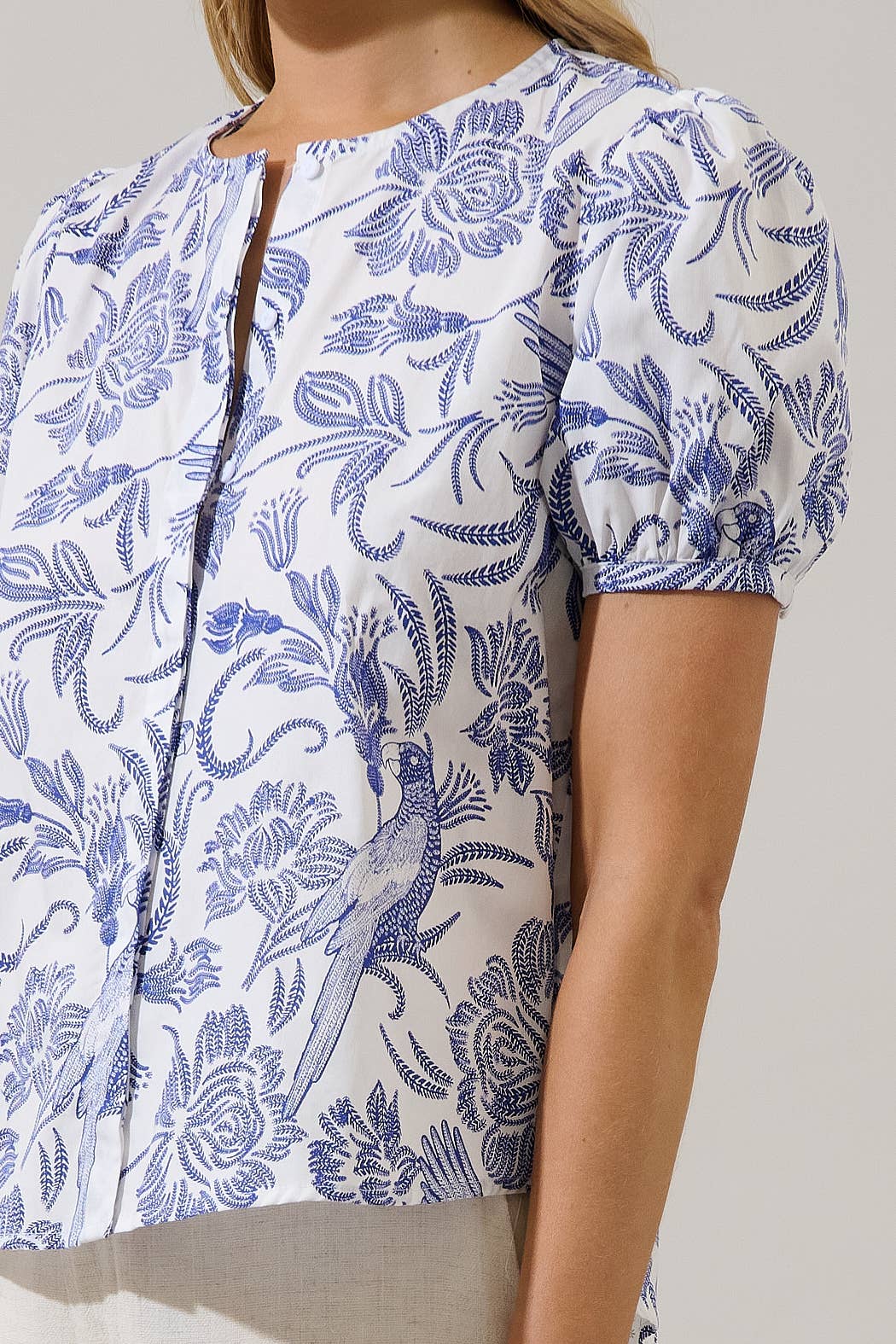 Hiller Button Down Top