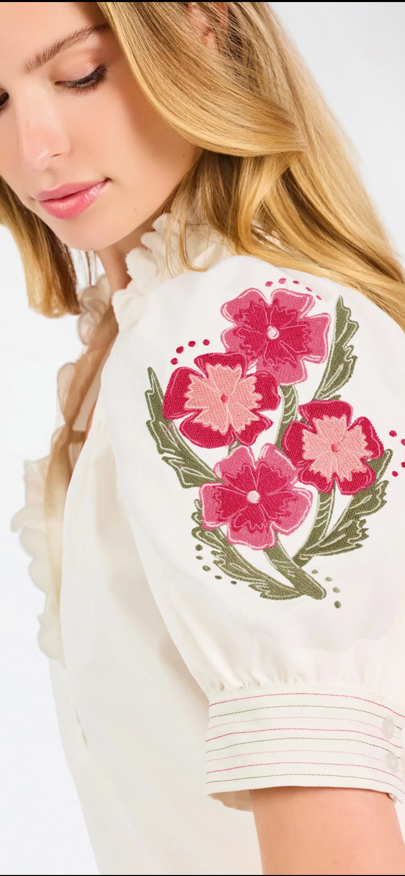 Emmie Embroidered Top