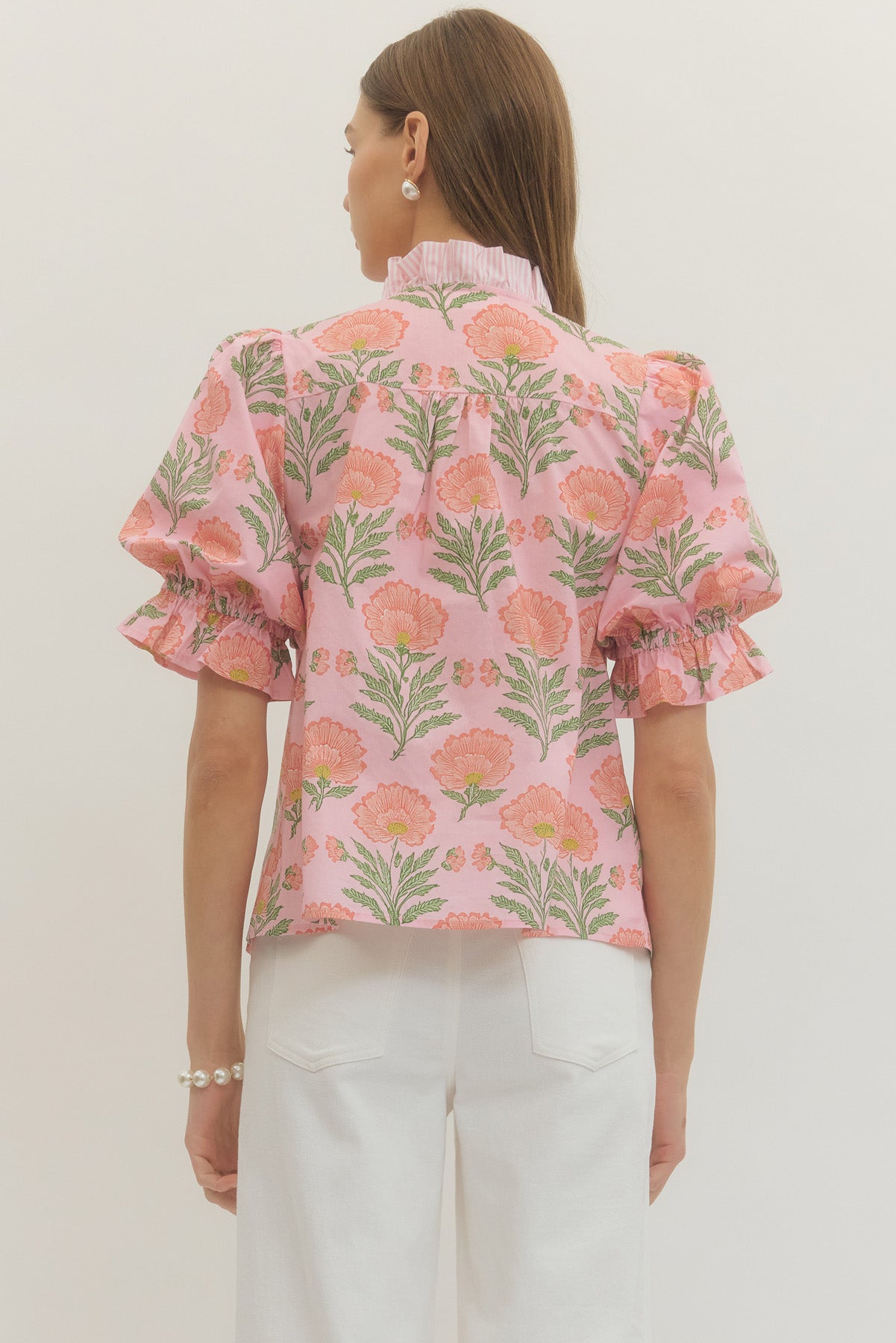 Blush Petal Ruffle Top
