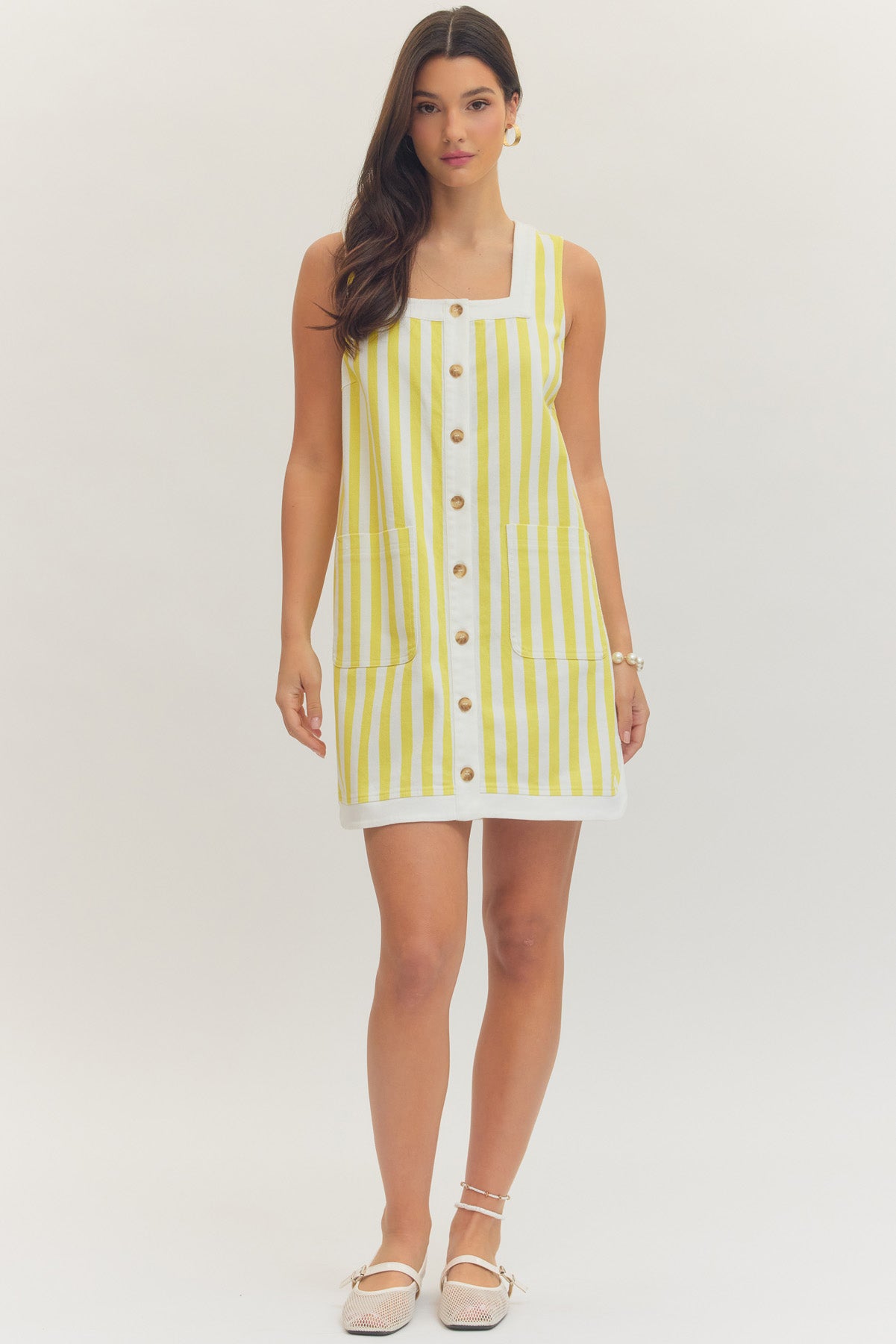Seaside Charm Yellow Dress