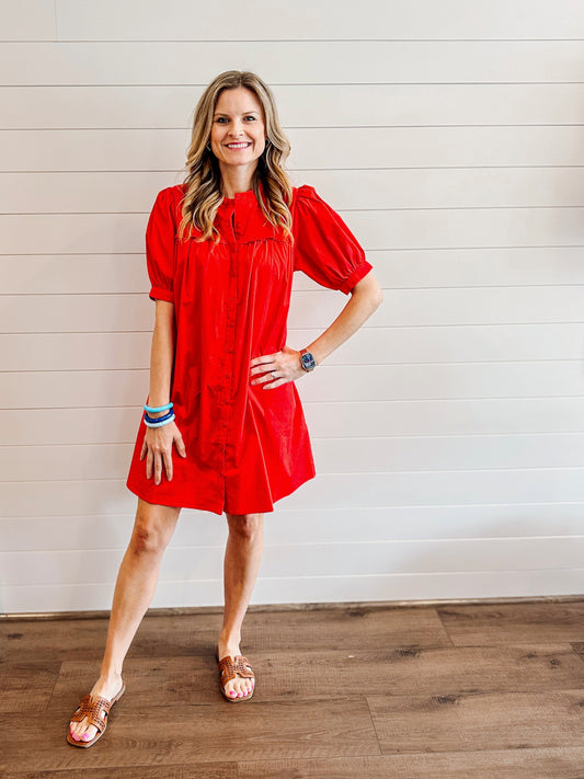 Alenka Shift Mini Dress