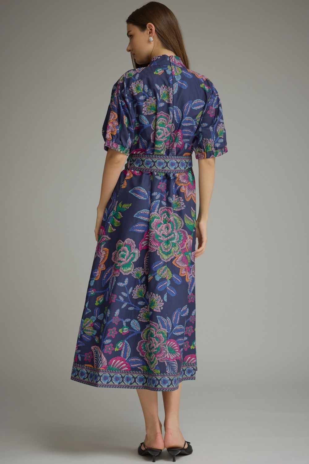 Autumn at Midnight Midi Dress