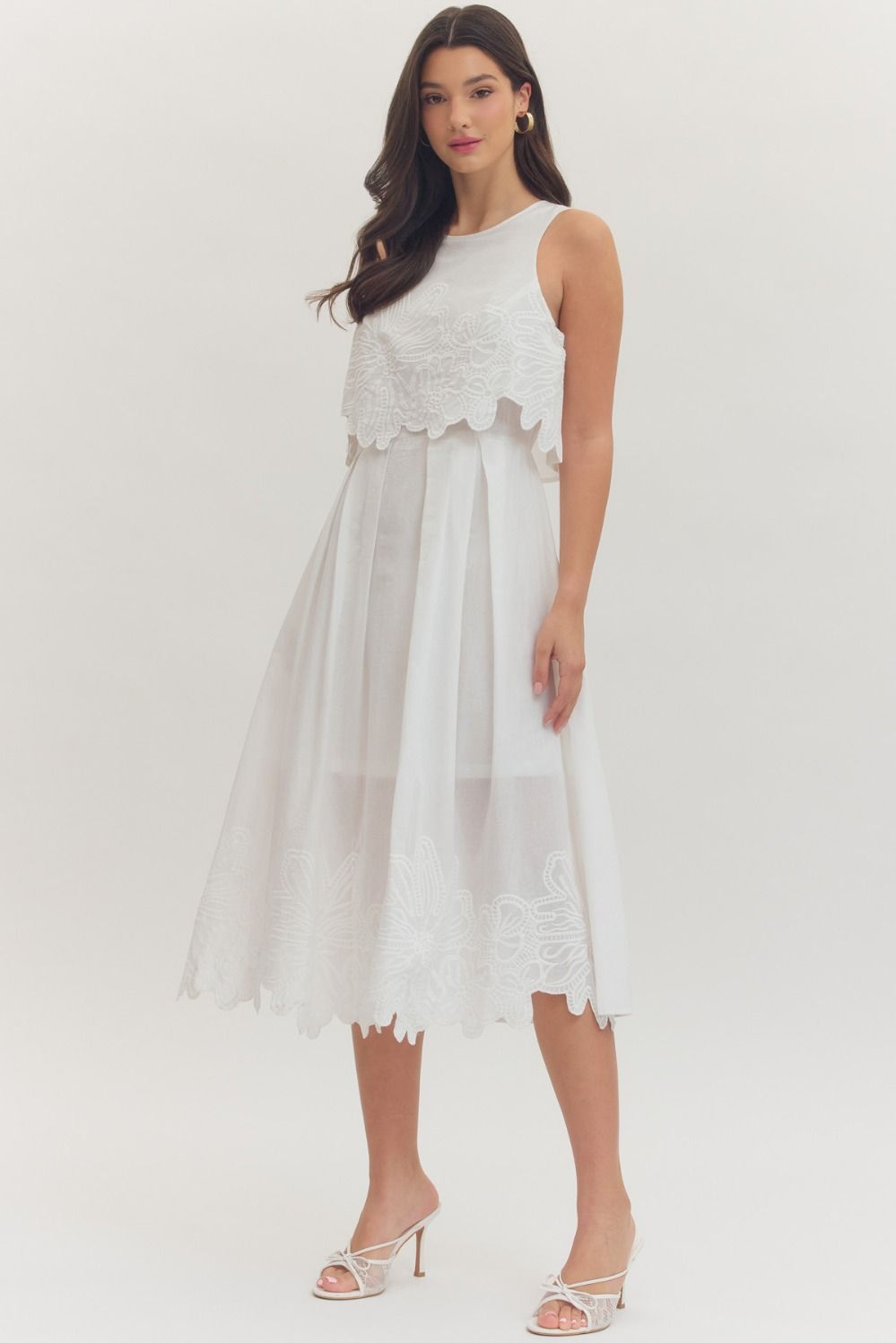 Lace and Grace Midi Dress