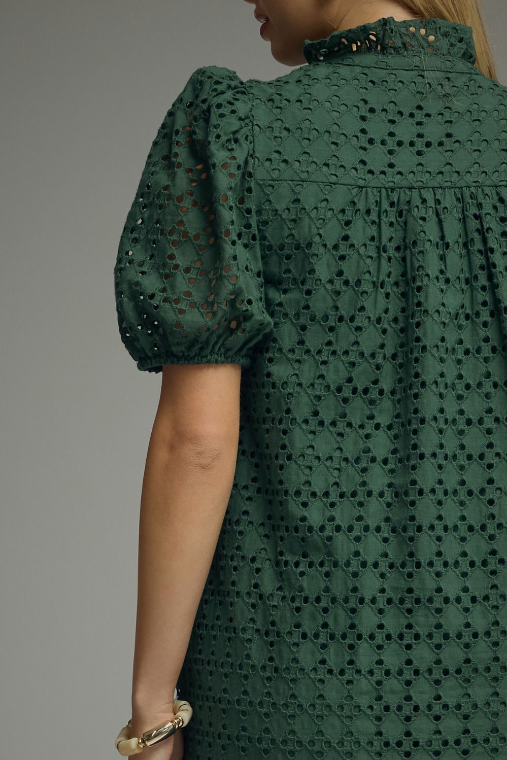 Holland Puff Sleeve Midi Dress