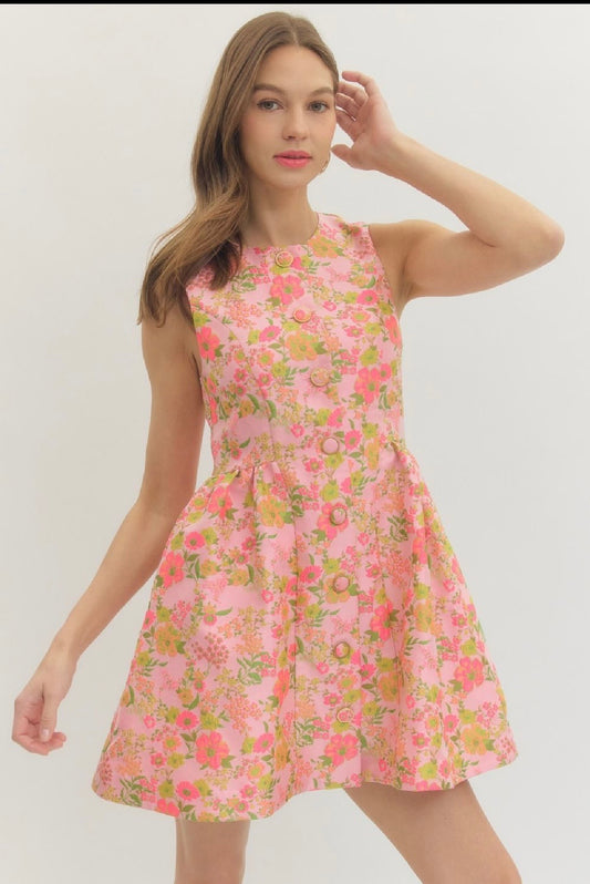 Jackie Floral Mini Dress