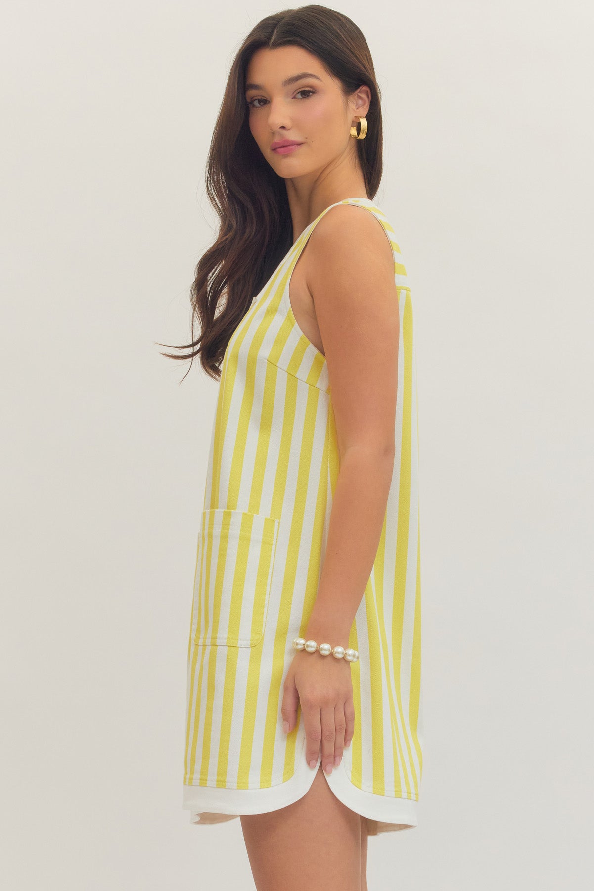 Seaside Charm Yellow Dress
