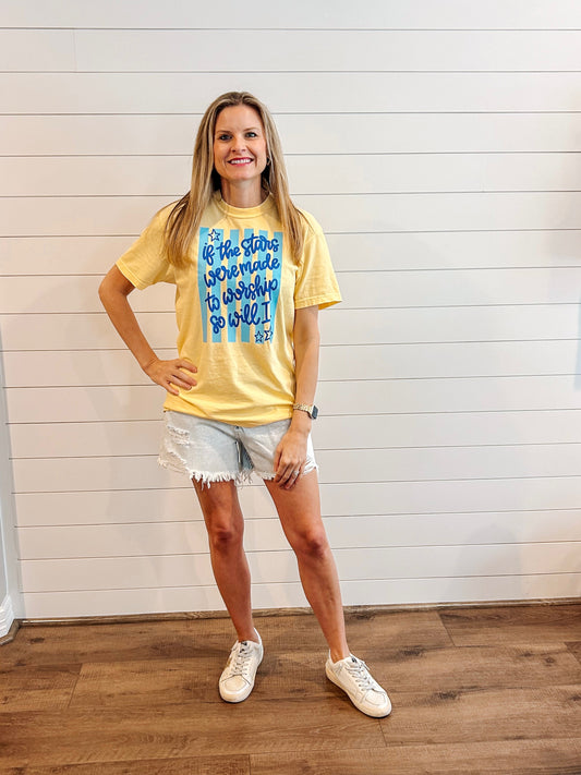 If The Stars Were Made To Worship Tee
