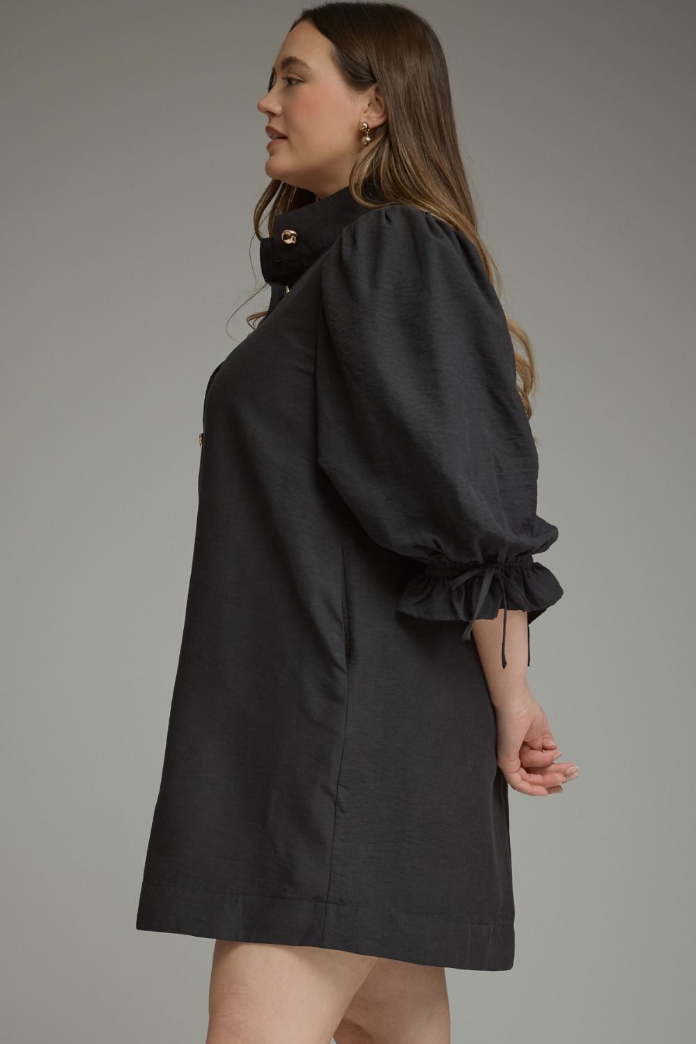 Pocket Full of Charm Balloon Sleeve Mini Dress