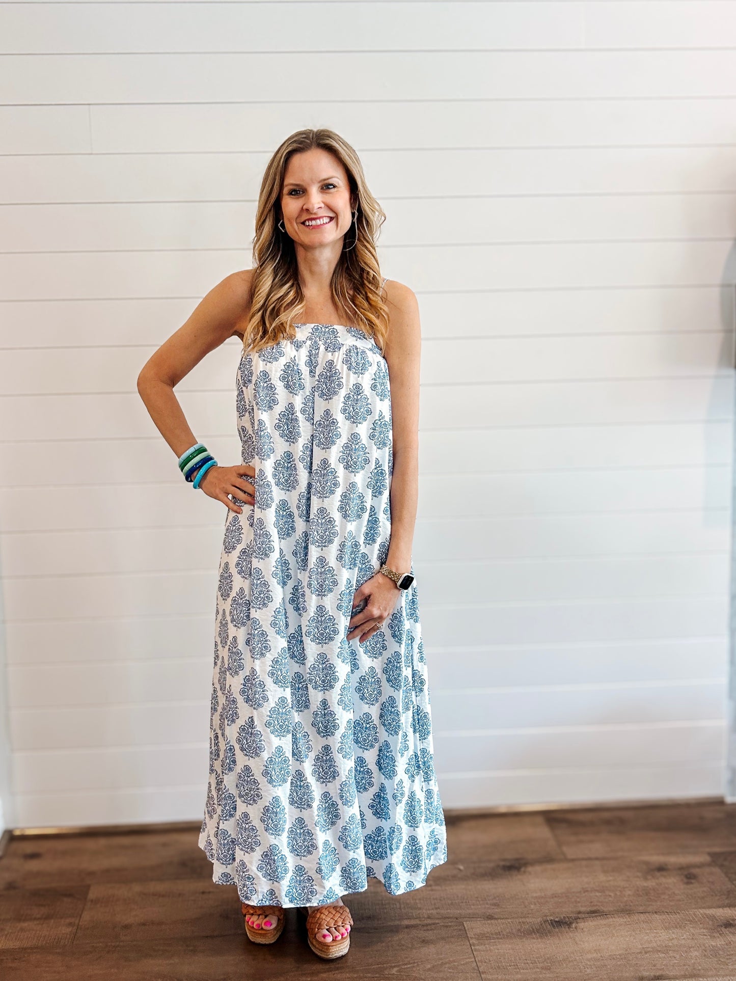 Coastal Boho Maxi Dress