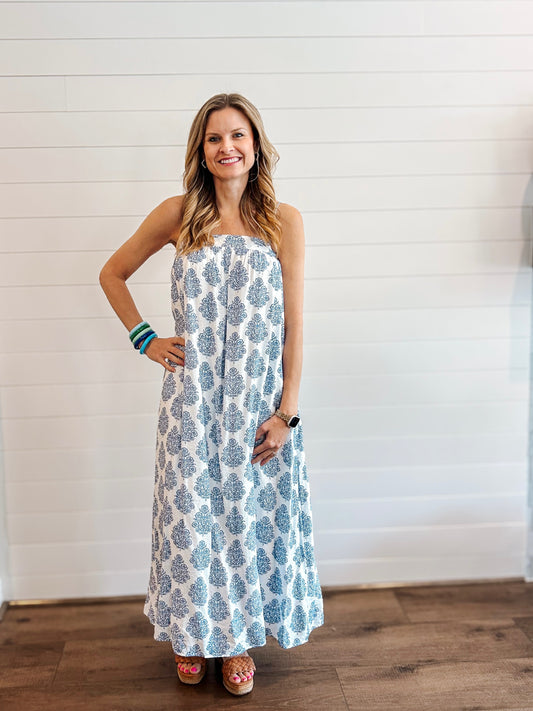 Coastal Boho Maxi Dress