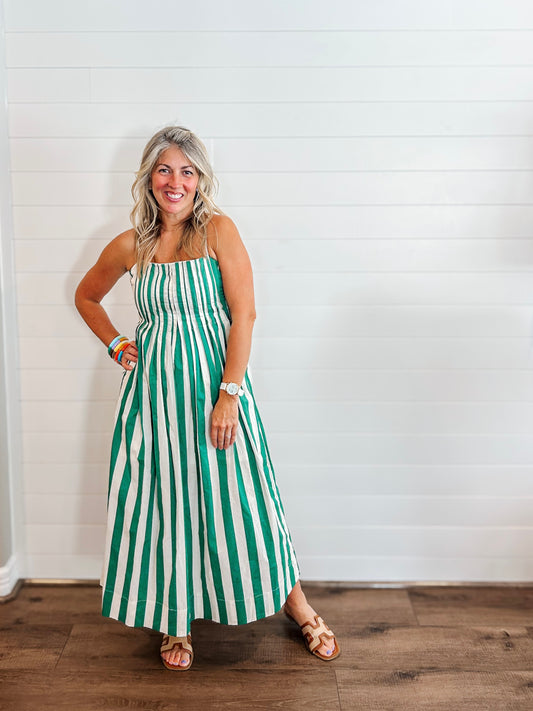 Sea Glass Stripe Dress