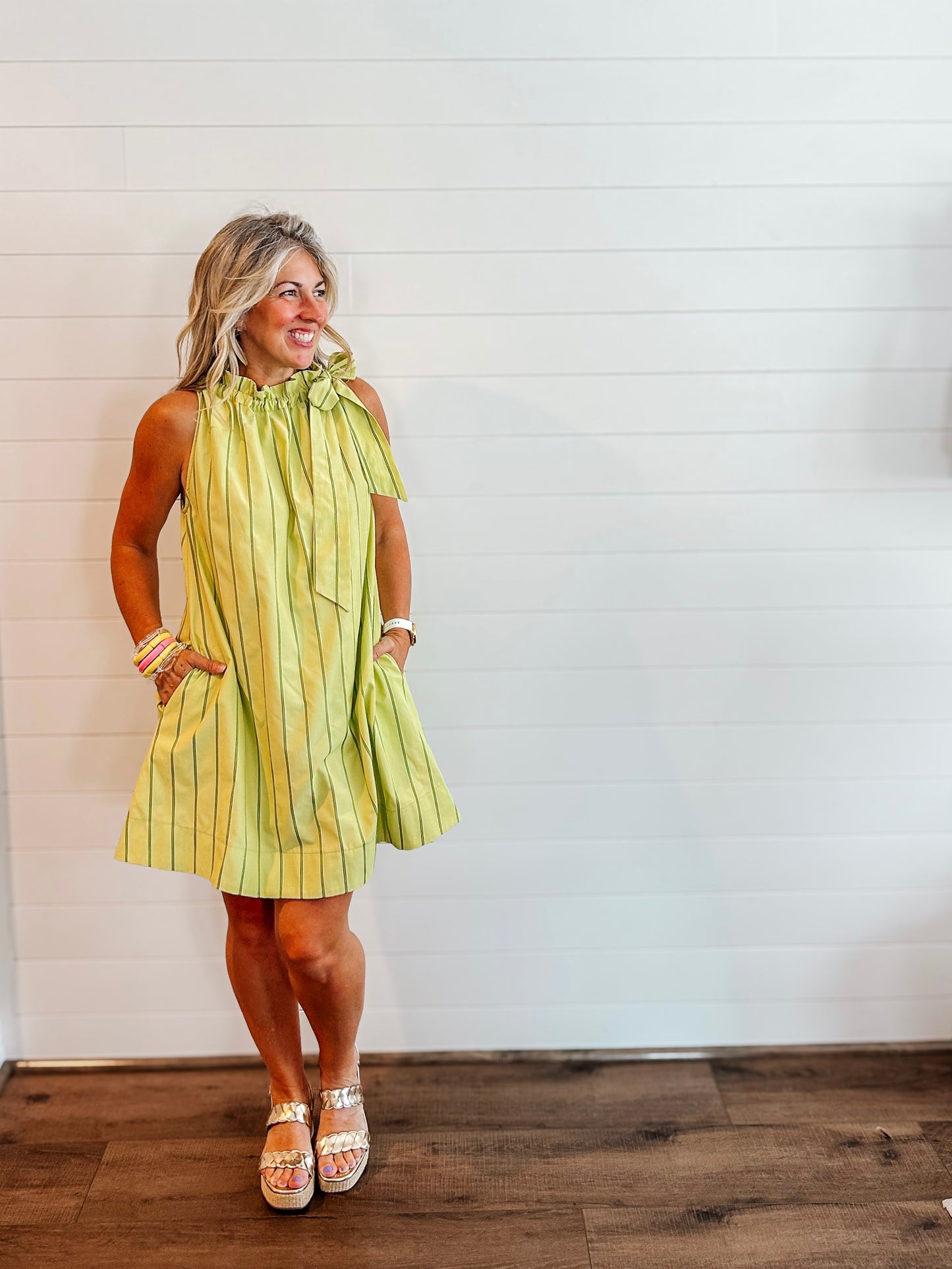 Key Lime Kiss Mini Dress