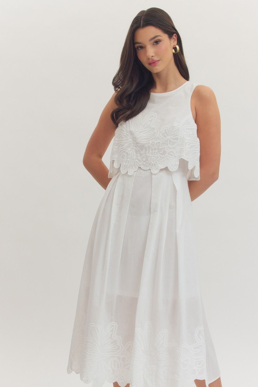 Lace and Grace Midi Dress