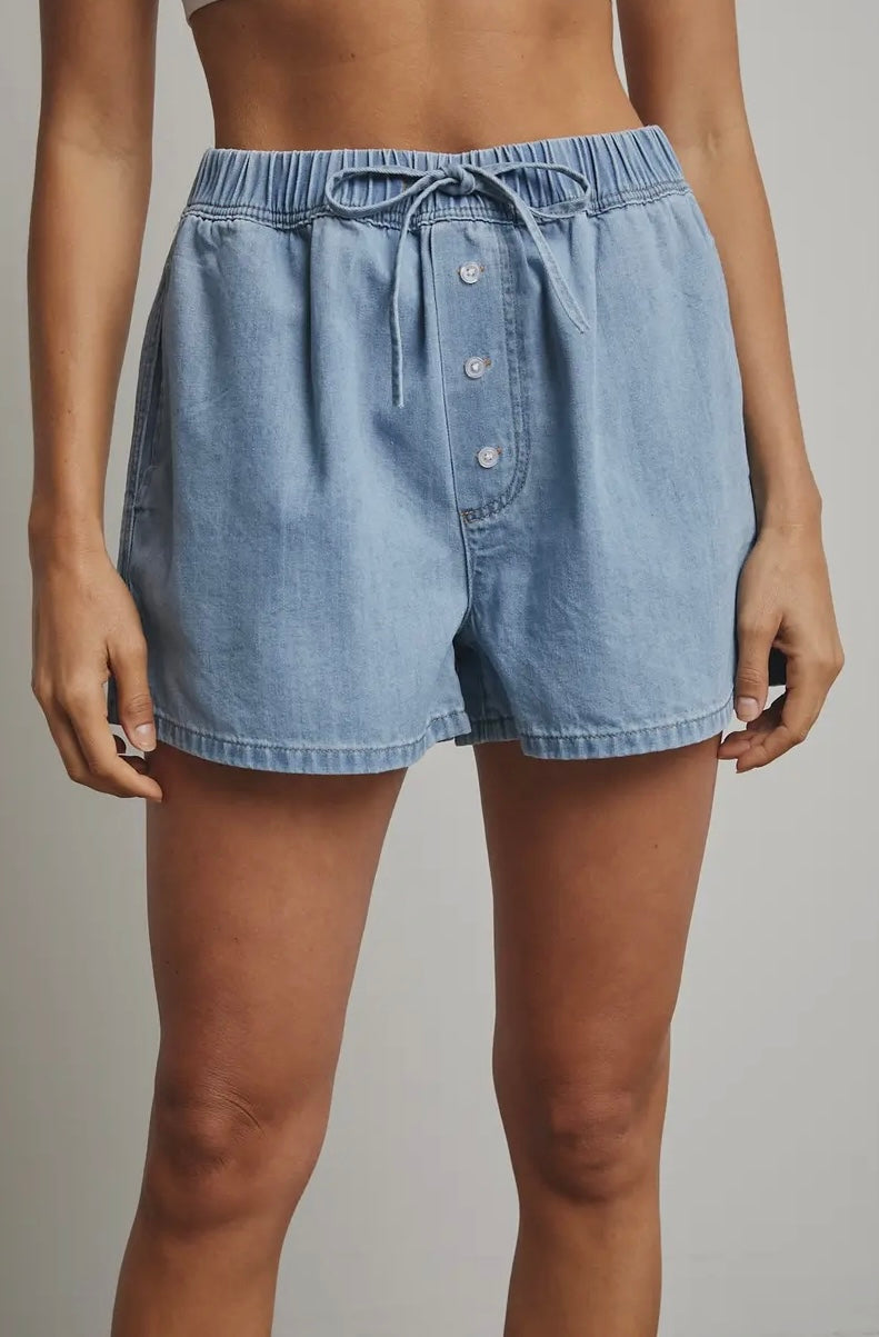 Long Vacay Denim Shorts
