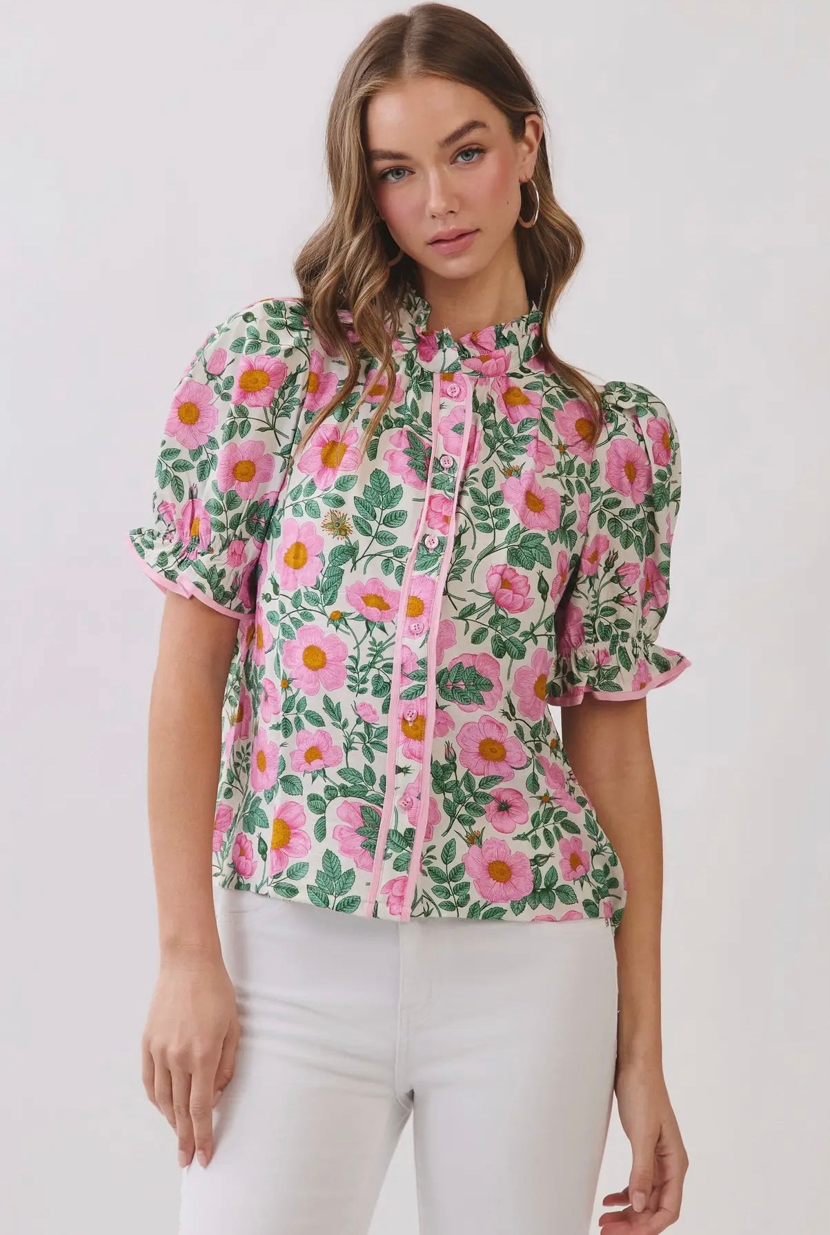 Garden Bloom Floral Top