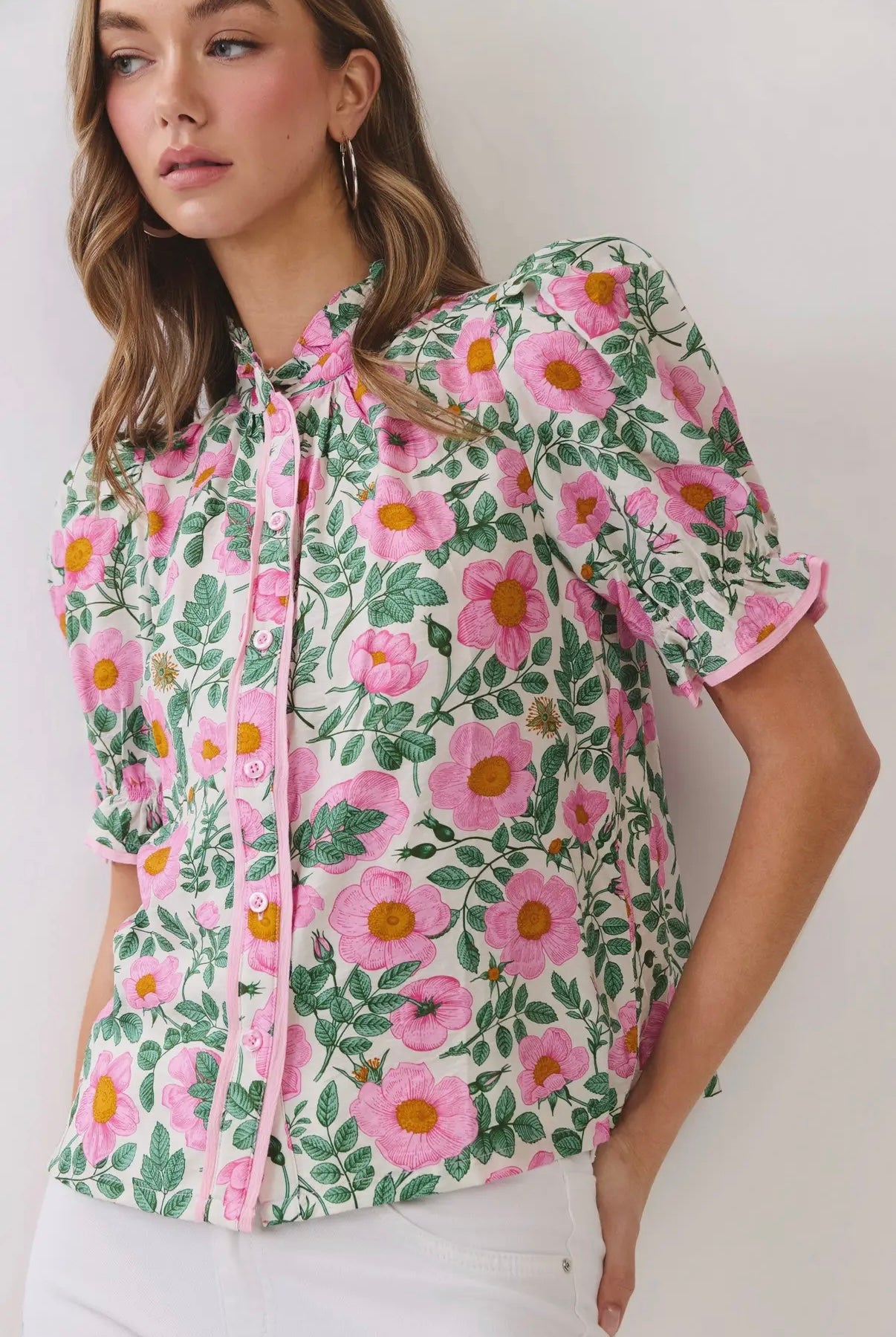 Garden Bloom Floral Top
