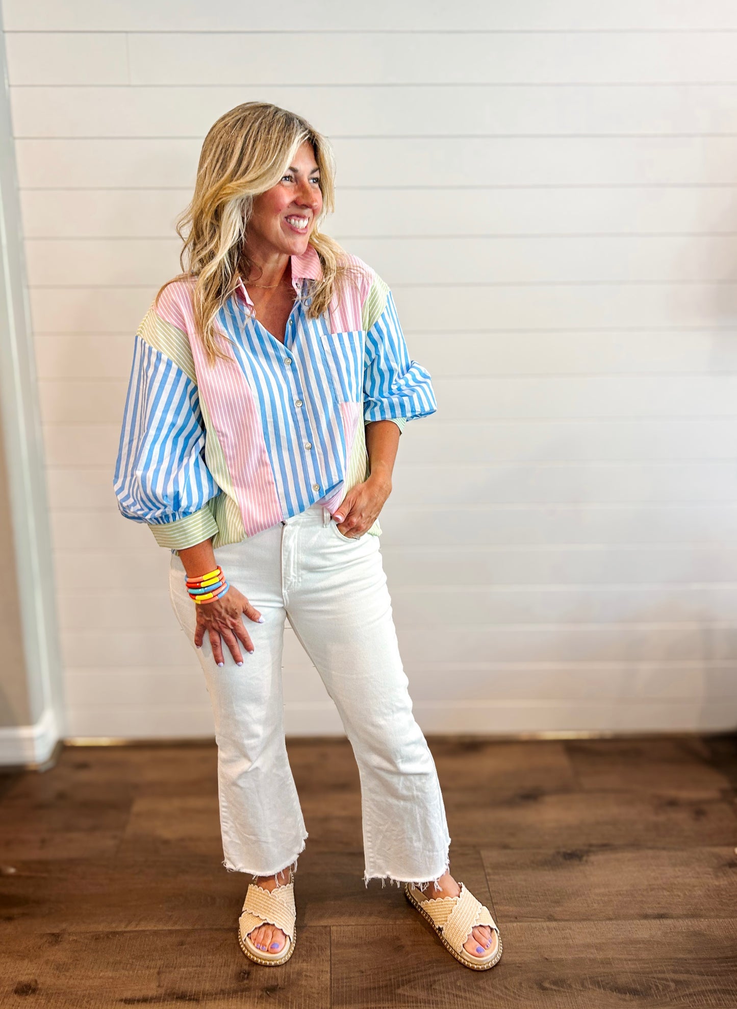 Boardwalk Breeze Stripe Top